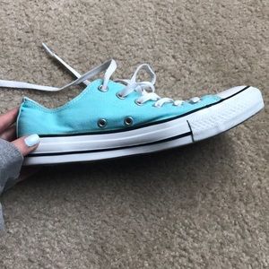 light blue converse